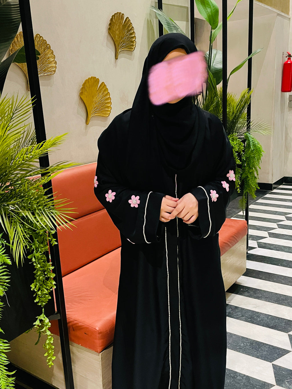 🌸 Pretty Girl handwork Abaya