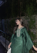Olive caftan 2 piece set