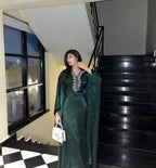 Olive caftan 2 piece set
