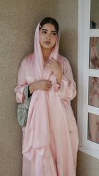 Pink Bow Abaya