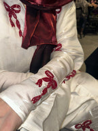 Red Bow Abaya