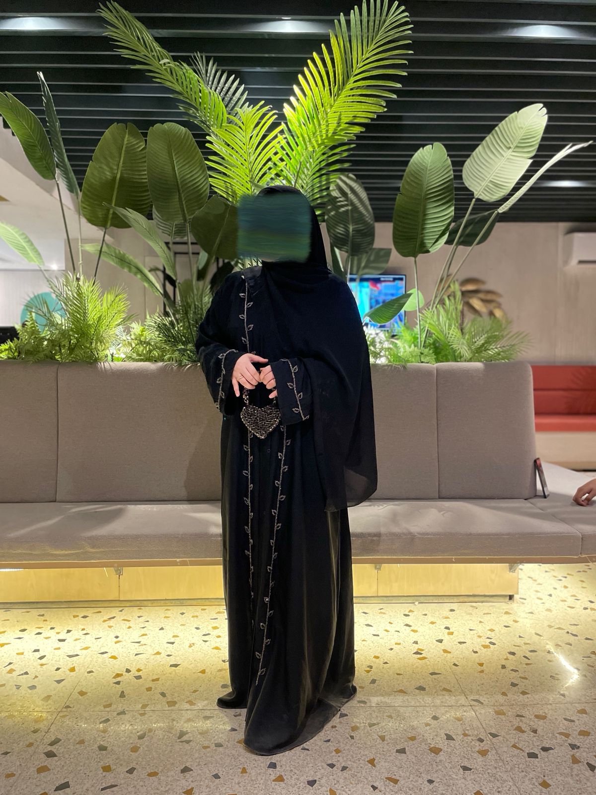Black Petal Drape